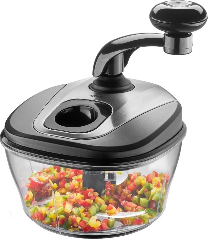 GEFU Multizerkleinerer SPINO Handkurbel Zerkleinerer mit Auffangbehälter