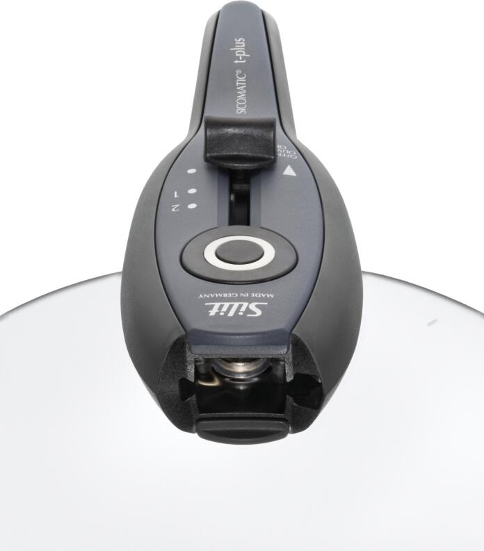 Silit Sicomatic t-plus Deckel 22 cm Schnellkochtopfdeckel schwarz