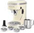 KitchenAid Halbautomatische Espressomaschine ARTISAN in creme