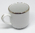 Pillivuyt Kaffeetasse Sancerre mit Platinrand