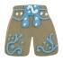 Städter Ausstechform Hose Shorts 6 cm Plätzchenform