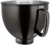 KitchenAid Edelstahlschüssel in radiant black, 4,8 L