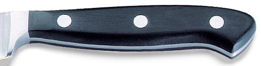 bild Dick Premier Plus Tranchiermesser Griffdetail schwarz mit Nieten
