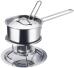 Westmark Butterpfännchen Soßenwärmer mit Stövchen aus Edelstahl mit Deckel