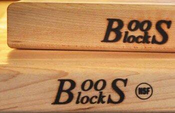 Boos Blocks Premium-Schneidebretter - robustes Holz, aber zärtlich zu jeder Messerschneide