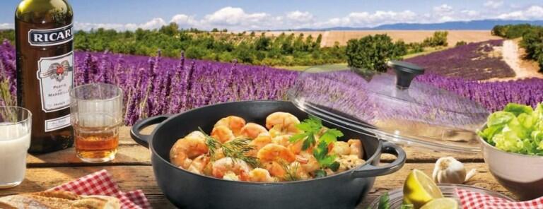 Küchenprofi Bauernpfanne Provence in grau