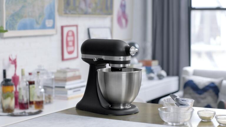 KitchenAid Mini-Küchenmaschine in gusseisen schwarz, 3,3 L