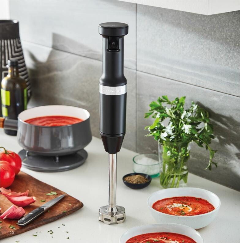 KitchenAid Stabmixer Set in onyx schwarz, mit Kabel