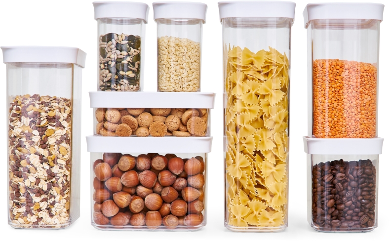 Emsa Optima Vorratsdosen 5er Set für Pasta, Nüsse, Müsli