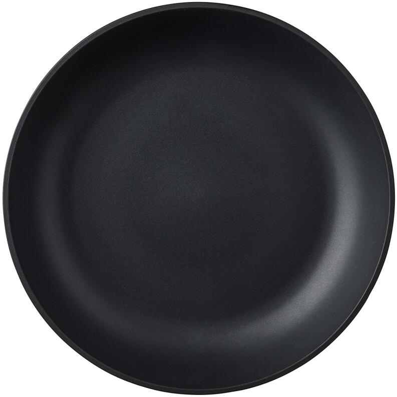 Mepal Suppenteller SILUETA nordic black schwarzer Teller rund matt