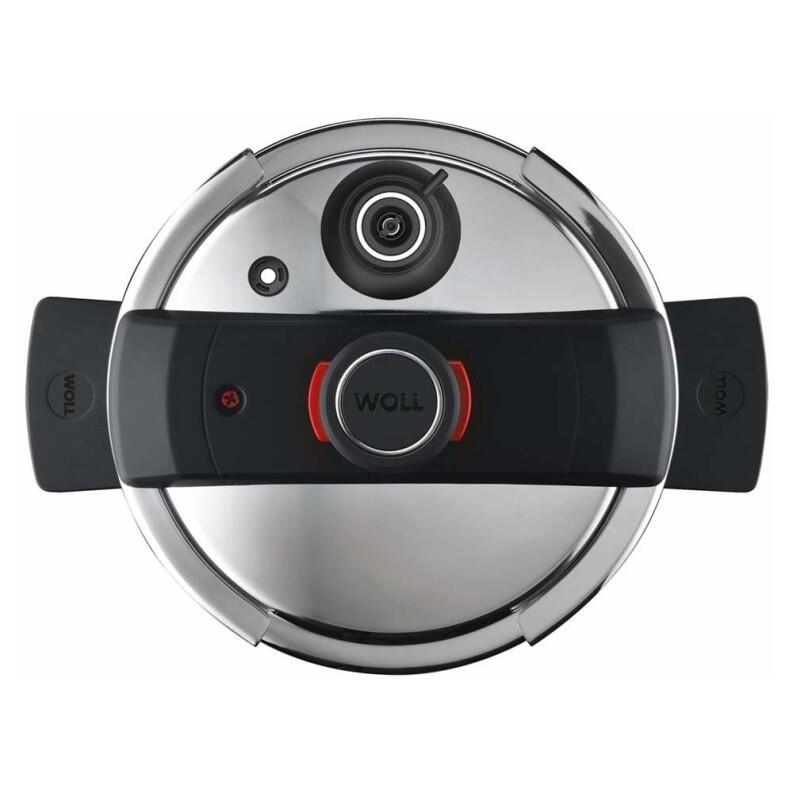 Woll Schnellkochtopf Pressure Pro 6 L mit Deckel und Dünsteinsatz