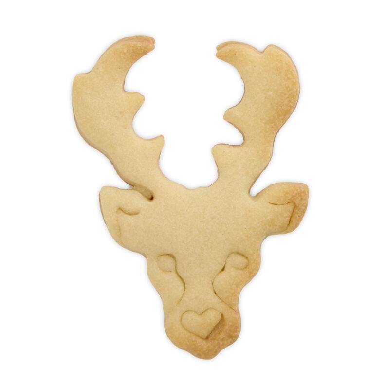 Städter Ausstechform Hirschkopf 6 cm Plätzchen Hirschmotiv