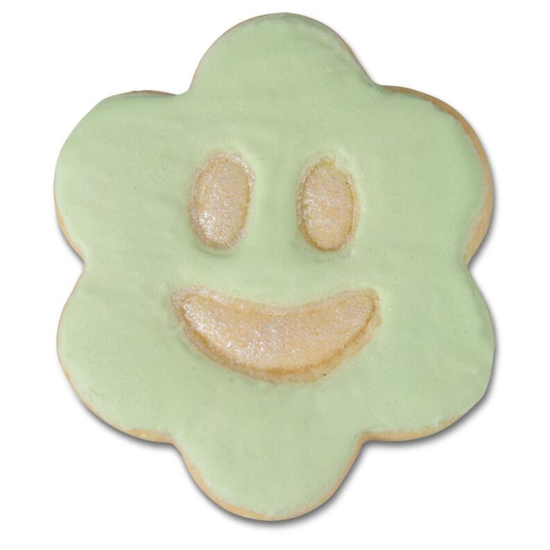 Städter Ausstechform lachende Blume 6,5 cm Set 2-teilig Keks