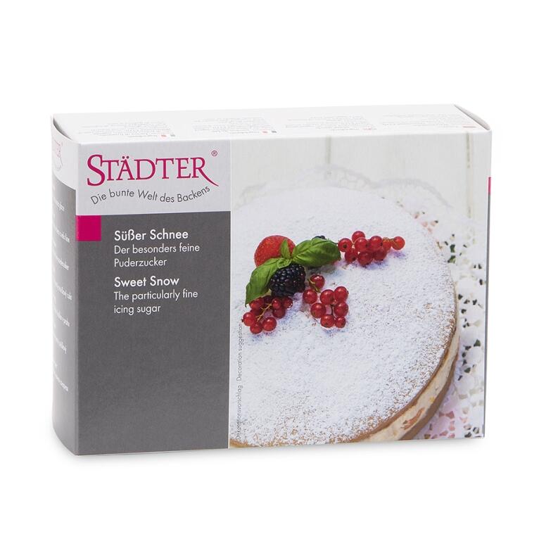 Städter Süßer Schnee Puderzucker 150 g Backzutat Packung