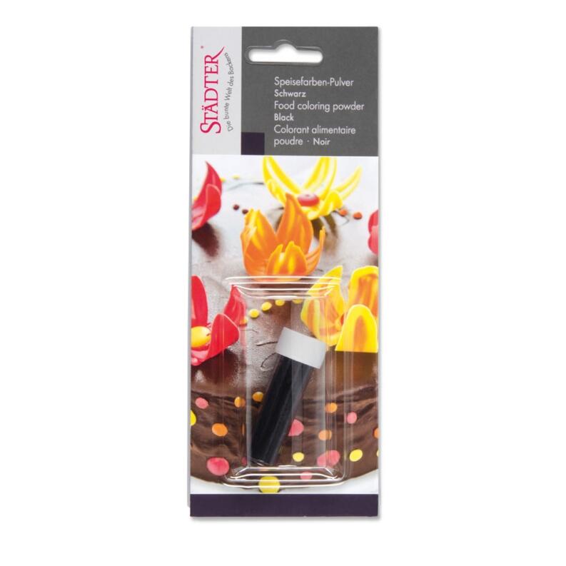 Städter Backzutat Pulver Schwarz 7 ml