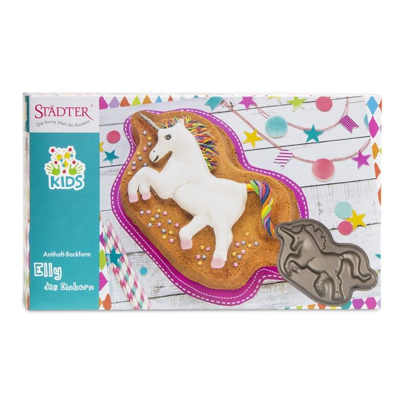 Städter Einhorn Backform 36,5x21 cm 2.500 ml Kids Verpackung