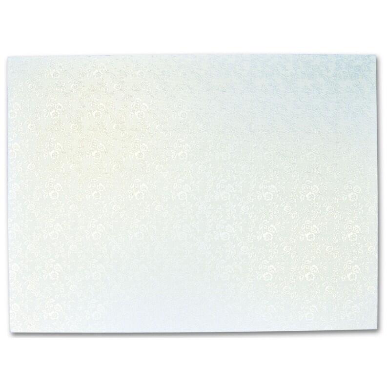 Städter Papierform Kuchenplatte 40 x 30 cm Weiß Rechteck