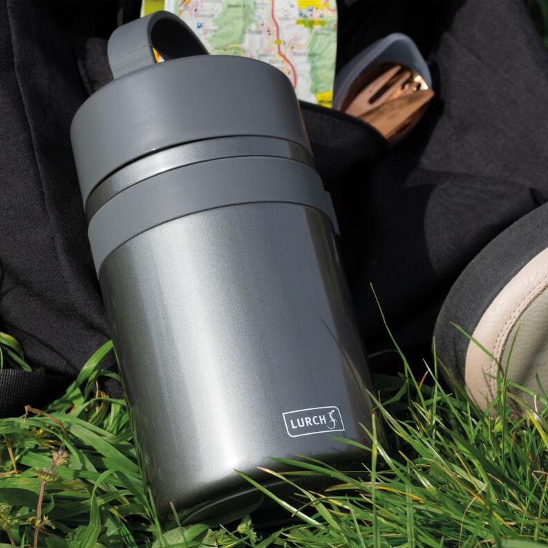 Lurch Iso-Pot 2.0 grau-metallic Thermobehälter Outdoor Essen