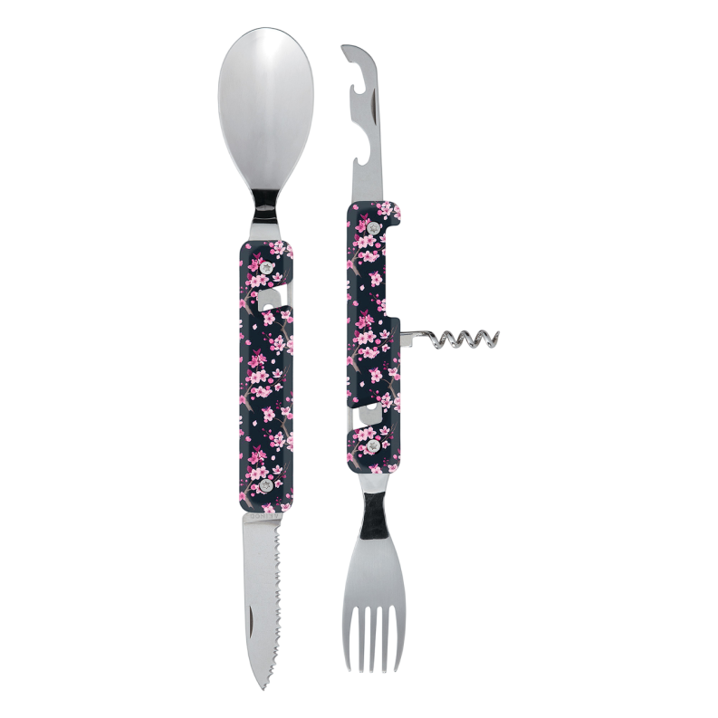 Akinod Multifunktionales Besteck 13h25 poliert, Kirschblüte