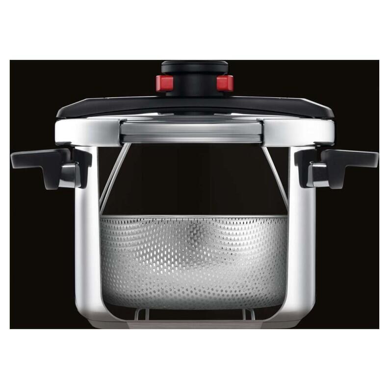 Woll Schnellkochtopf Pressure Pro 6 L mit Deckel Dünsteinsatz