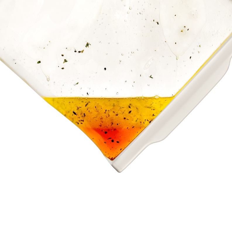 OXO Silikonbeutel Sandwichbeutel 828 ml mit Dressingfüllung