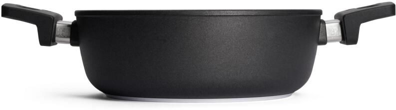Woll Guss-Kasserolle Titanium Nowo mit Deckel und Griffen