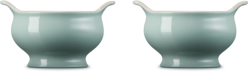 Le Creuset Suppenterrine Tradition im 2er-Set in sea salt