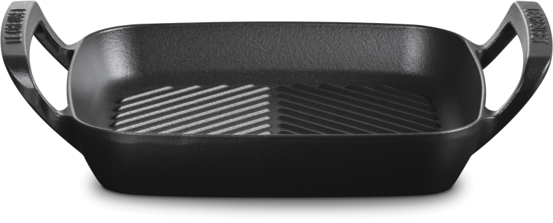 Le Creuset Grillpfanne BBQ Outdoor quadratisch in schwarz