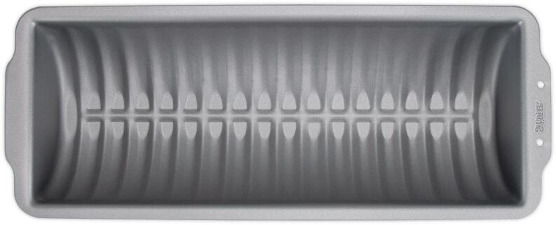 Städter Backform Rehrückenform 30 x 11 cm / H 6 cm Silber