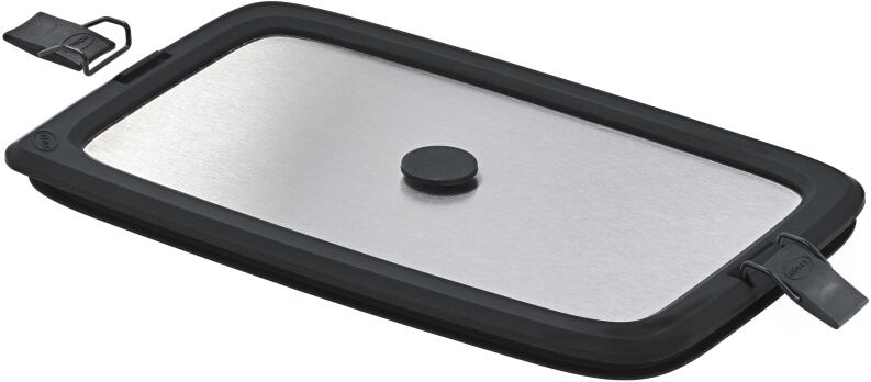Rösle Edelstahldeckel FLEXX 2GO eckig mit Griffen