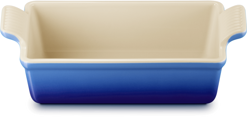 Le Creuset Backform rechteckig in azure