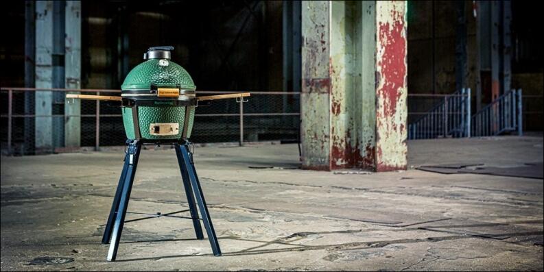 Big Green Egg Tragbares Egg-Nest MiniMax Grillständer mit Seitentischen