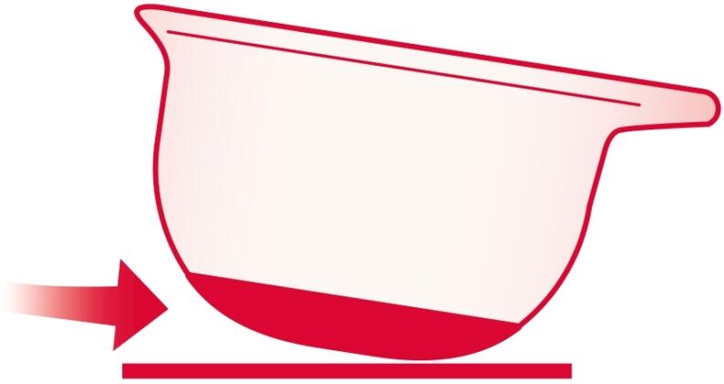 emsa Rührschüssel Prep & Bake in rosa-grau