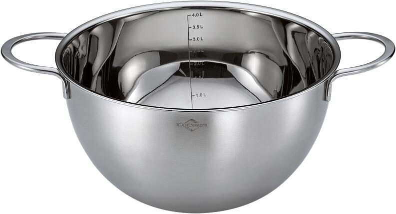 Küchenprofi Rührschüssel mit Standring DELUXE, 24 cm