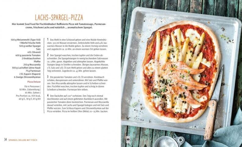 Gräfe und Unzer König Ira Spargel Lachs-Spargel-Pizza Rezeptseite