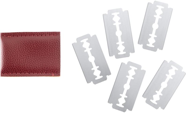 Westmark Bäckerklinge Rasierklingen Set mit Etui 5 Stück