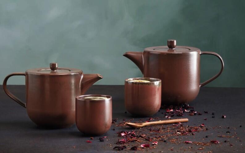 ASA coppa rusty red Teeschalen 2er Set Keramik