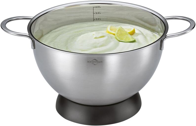 Küchenprofi Rührschüssel mit Standring DELUXE, 24 cm