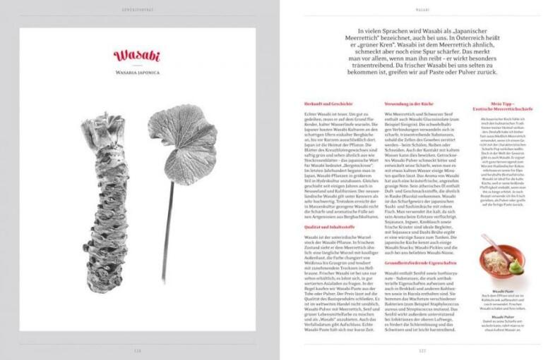 Schuhbeck Kräuter Gewürze Wasabi Buchseite Zabert Sandmann Verlag