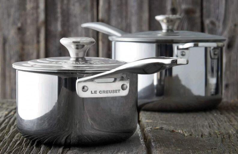 Le Creuset Profitopf 3-ply PLUS Edelstahl Kochtopf mit Deckel