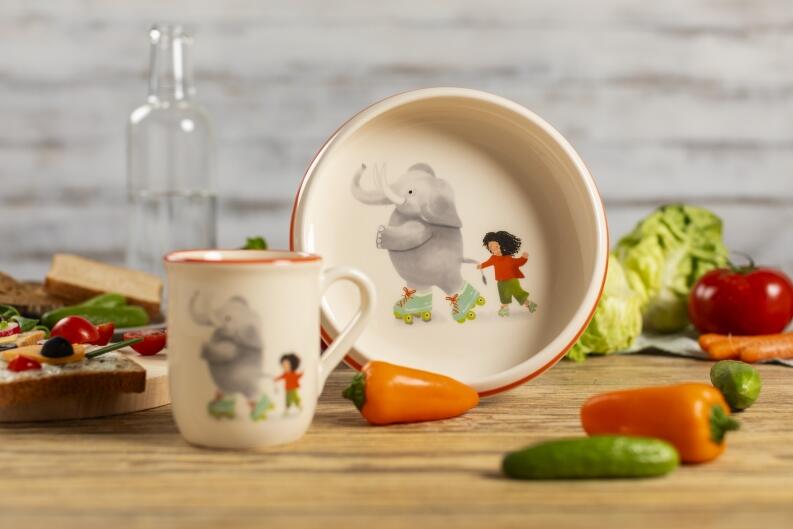 Kuhn Rikon Kinderset Elefant roter Rand