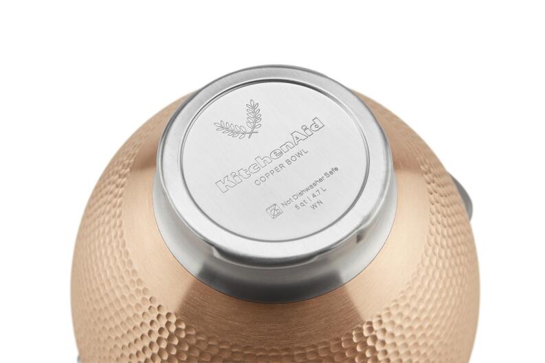 KitchenAid ARTISAN Blossom 4,7 L Kupferschüssel Detailansicht