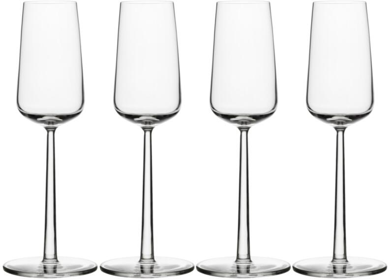 IITTALA Champagnerglas Essence 21 cl, 4er Set