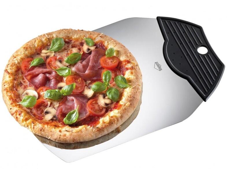 Küchenprofi Pizzaheber aus Edelstahl mit Griff für Pizza servieren