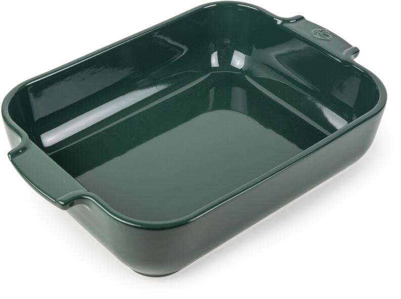 Appolia Auflaufform rechteckig waldgrün Keramik mit Griffen