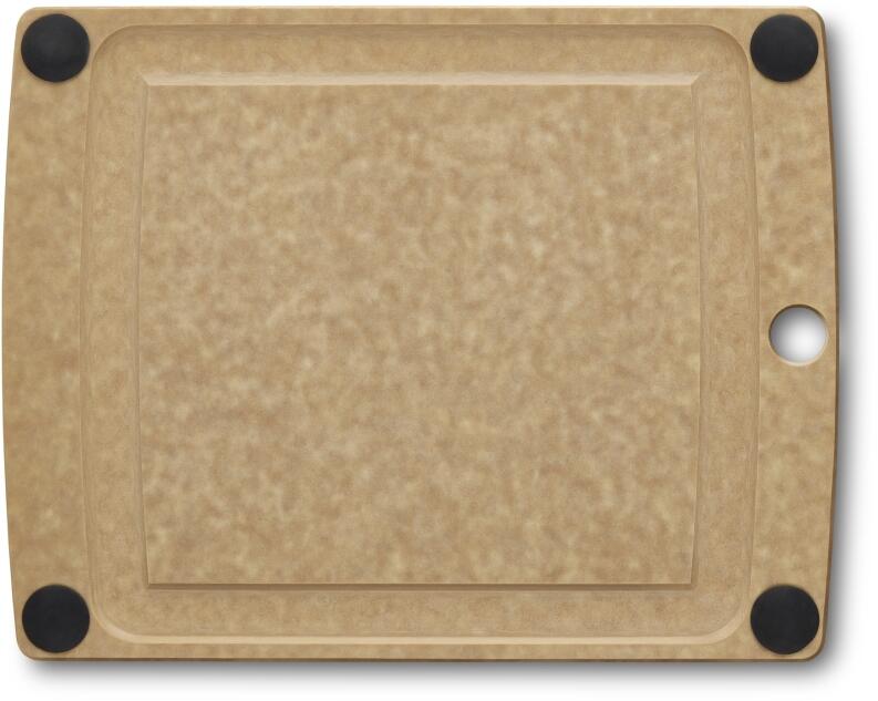 Victorinox Schneidebrett All-in-one hellbraun mit Saftrille und Füßen