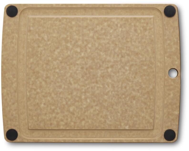 Victorinox Schneidebrett All-in-one hellbraun mit Saftrille und Griffloch