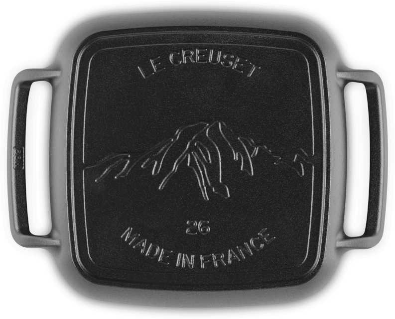 Le Creuset Grillpfanne BBQ Outdoor quadratisch in schwarz
