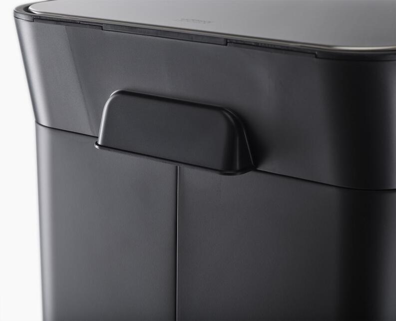 Joseph Joseph Titan Abfallsammler Pressfunktion Carbon Schwarz Mülleimer