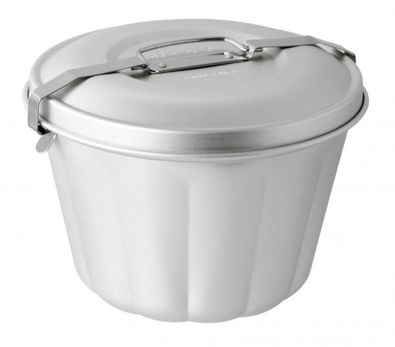 Dr. Oetker Wasserbadform Classic mit Deckel aus Aluminium